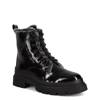 Women's Lyn Waterproof Winter Combat Boot BLACK PATENT view
