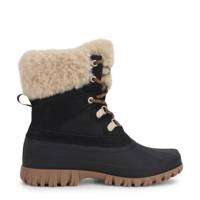Women's Waterproof Camden Winter Boot Black/Beige view