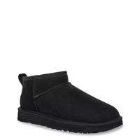 Women's Classic Ultra Mini Boot BLACK SUEDE view
