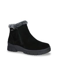 Women's Eliza WaterProof Boot Suede BLACK SUEDE/LEATHER view