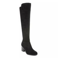 Kyrie Knee High Boot Black Suede view