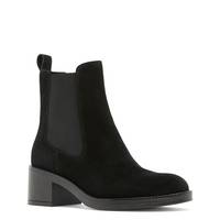 Women's Walk Suede Bootie BLACK SUEDE view