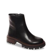 Women's Amelia Waterproof Bootie BLACK LEATHER view