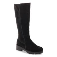 Women's Brook Waterproof Tall Boot BLACK SUEDE view