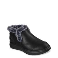 Womens' BOBS Skip Cute Waves Bliss Slip In Bootie BLACK view