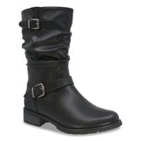 Queens Waterproof Wide Width Winter Boot BLACK WIDE view