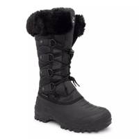 Lace-Up Waterproof  Winter Boot Black view