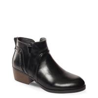 Women's Ella Waterproof Wide Width Bootie BLACK LEATHER view