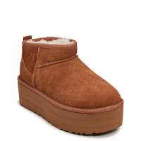 Women's Classic Ultra Mini Platform Winter Boot Chestnut Suede view