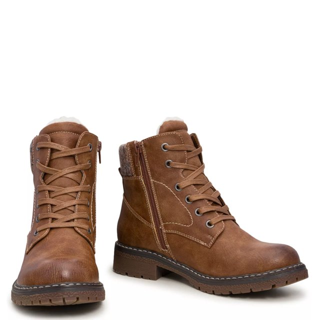 Elements Women's Erika Waterproof Winter Combat Bootie | The Shoe Co.