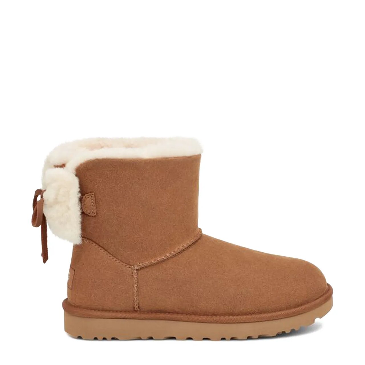 Women's Classic Double Bow Mini Winter Bootie