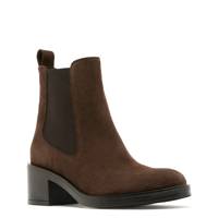 Women's walk Suede Bootie BRUNETTE SUEDE view