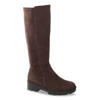 Women's Brook Waterproof Tall Boot CHOCOLATE SUEDE view