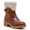 Cuffed Low Heel Waterproof Boot COGNAC LEATHER view