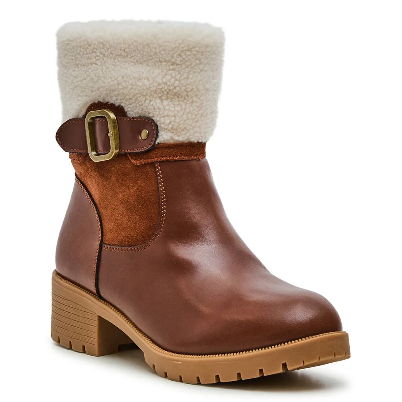 Elements Cuffed Low Heel Waterproof Boot