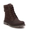 Women's Rogue Mid Waterproof Wide  Width Winter Boot Dark Brown Leather view