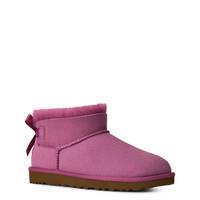 Women's Ultra Mini Bailey Bow Bootie RED SUEDE 2 view