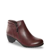 Women's Fiona Waterproof Bootie DARK RED LEATHER view