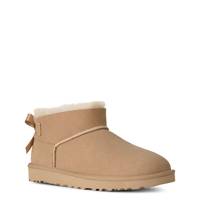 Women's Ultra Mini Bailey Bow Bootie SAND SUEDE view