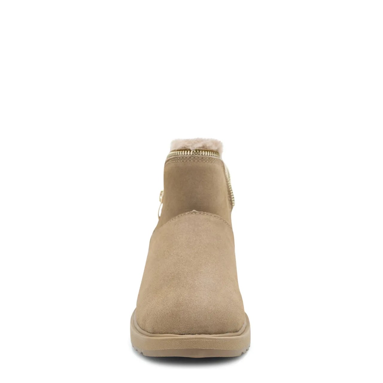 Women's Casual Cozy Bootie with Zip