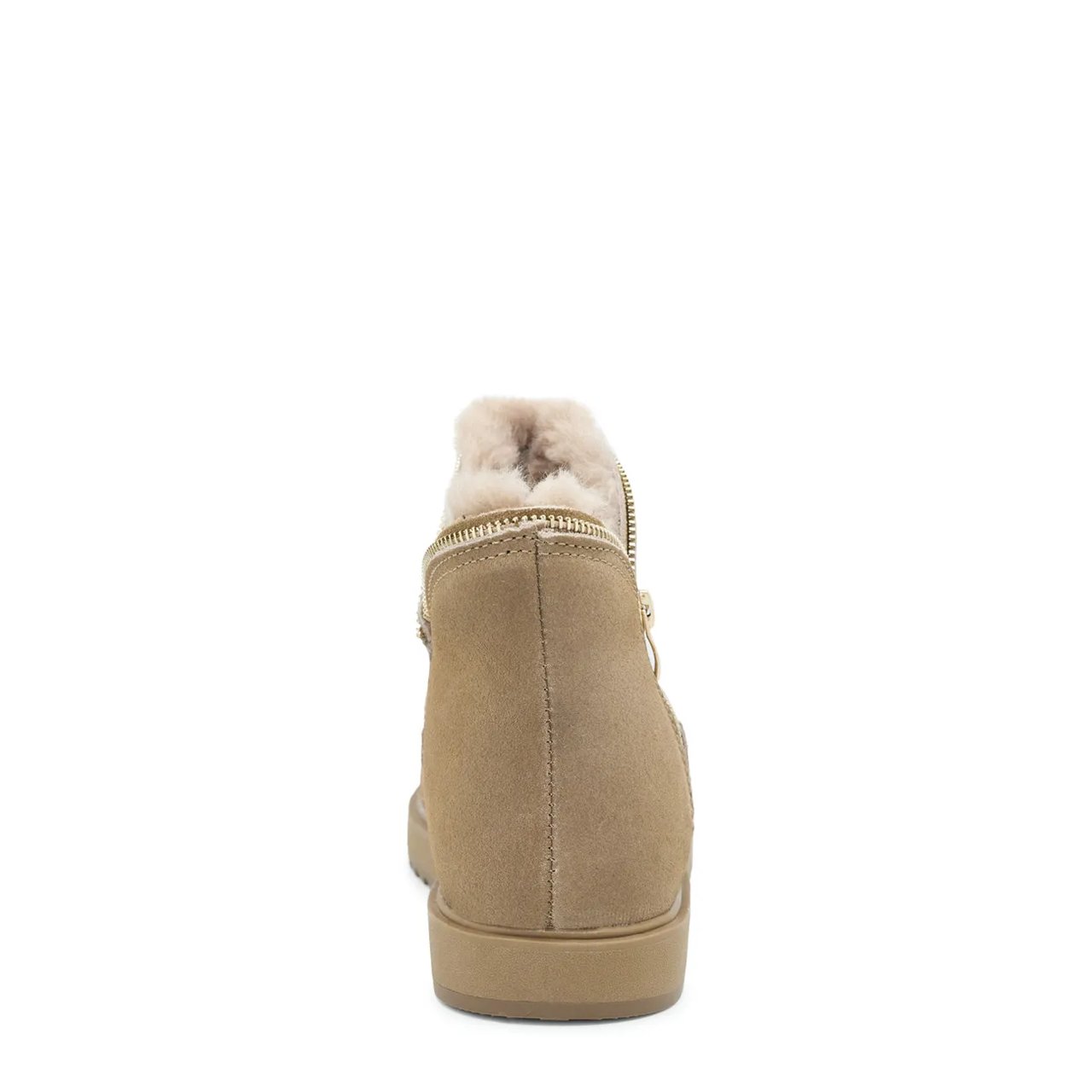 Women's Casual Cozy Bootie with Zip