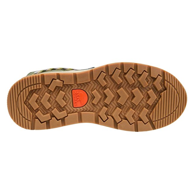 Sorel Brown Slip-On Snow Clog with Orange Sole Try on the Sorel Explorer III Slip-On Boot with me!!! I have  main image 2
