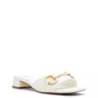 Faiza Flat Sandal White view