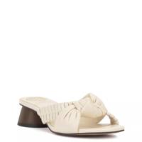 Leana Low Heeled Sandal CREAMY WHITE LEATHER view