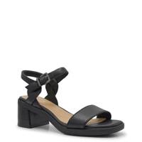 Women's Jaylan Ray Heeled Sandal BLACK LEATHER view