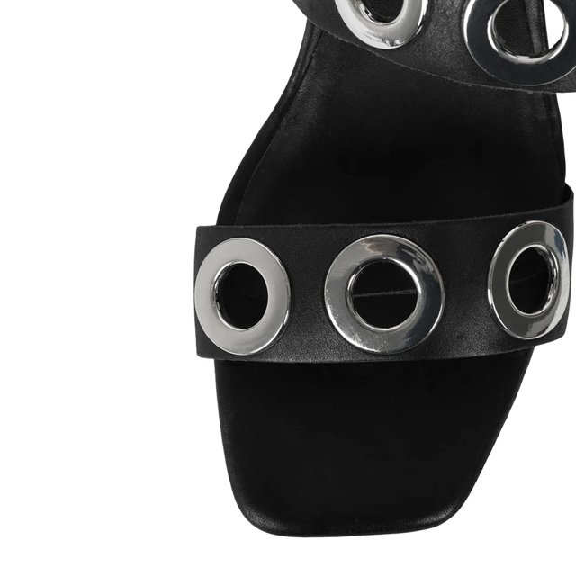 Women's Rivets Heeled Sandal