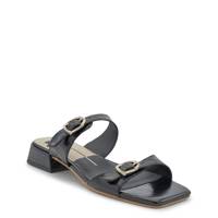 Women's Fabola Heel Sandal MIDNIGHT CRINKLE PATENT view