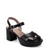 Women's Cosmos Heeled Sandal BLACK LEATHER view