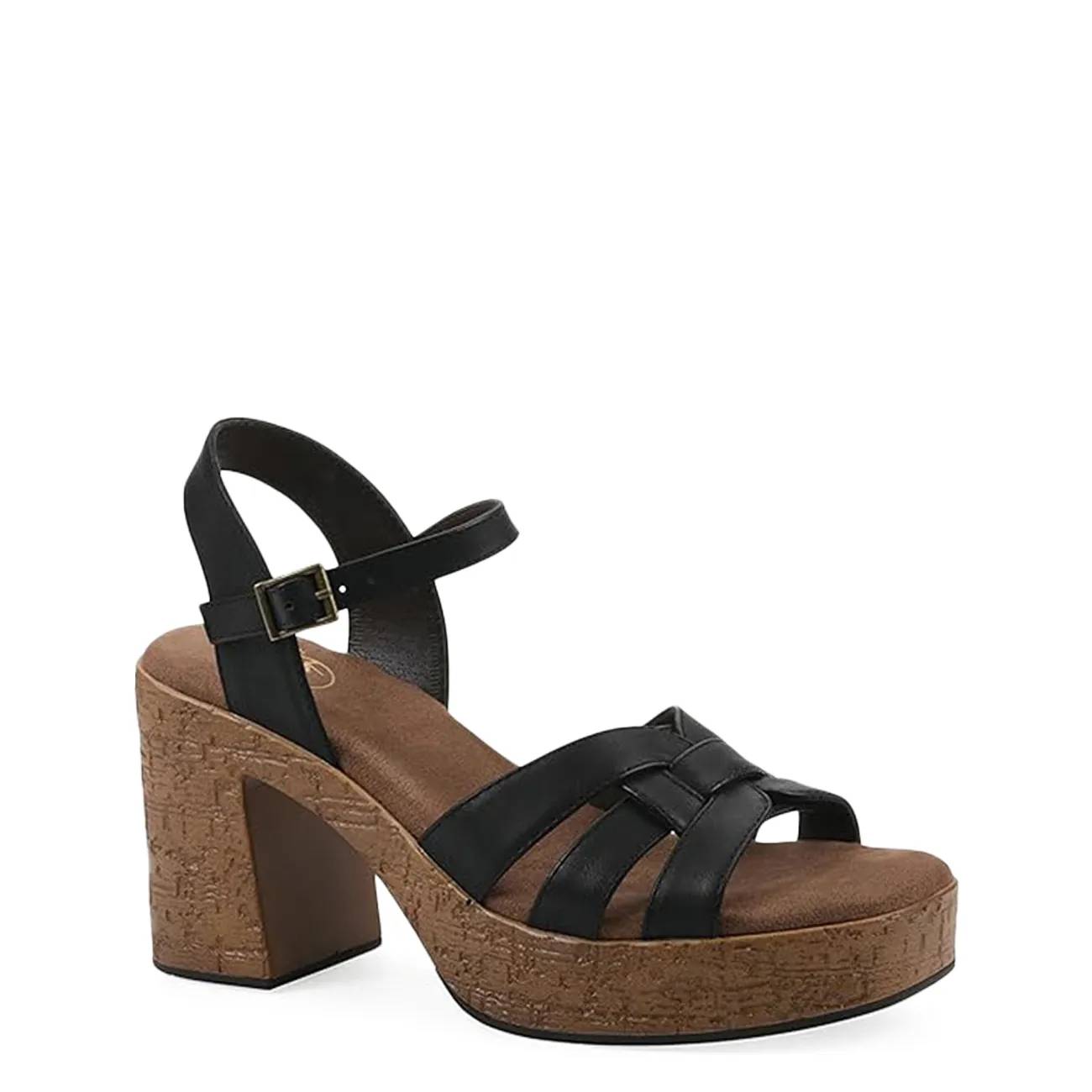 White Mountain Women's Barista Platform Sandal