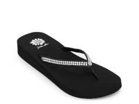 Jello Wedge Sandal Black view