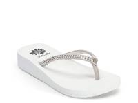 Jello Wedge Sandal White view