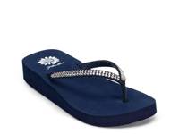 Jello Wedge Sandal Navy view