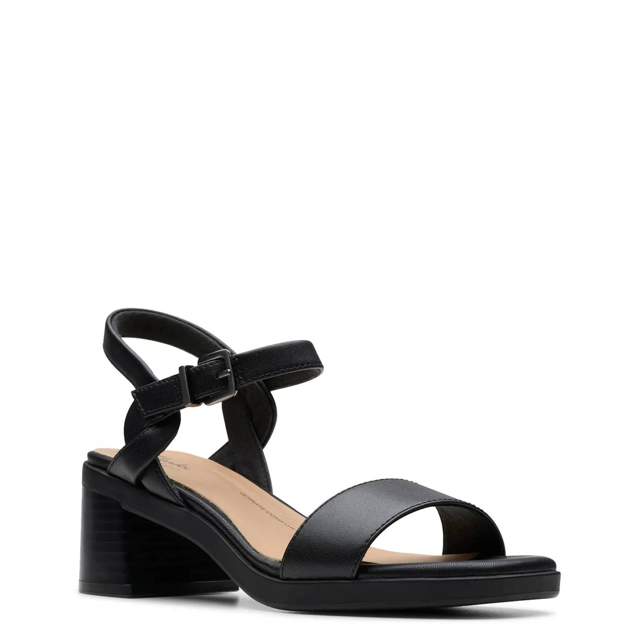 Clarks Women's Jaylan Ray Wide Width Heeled Sandal