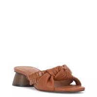 Leana Low Heeled Sandal GOLDEN/WALNUT LEATHER view