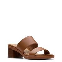 Women's Jaylen Dusk Wide Width Heeled Sandal TAN LEATHER view