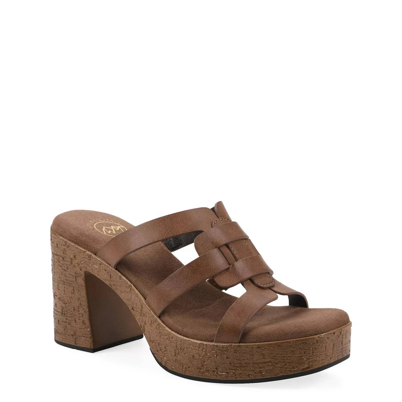 White Mountain Women's Barillo Platform Sandal