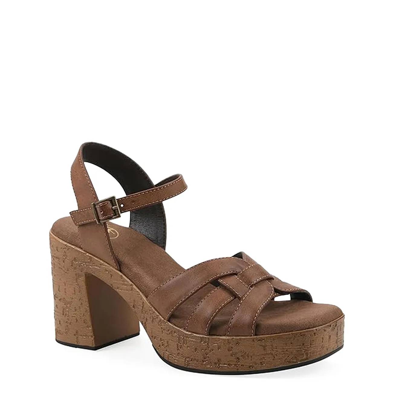 White Mountain Women's Barista Platform Sandal