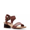 Desirae Coast Wide Width Sandal BRITISH TAN LEATHER WIDE view
