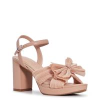 Heather Platform Evening Sandal FAWN view