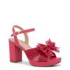 Heather Platform Evening Sandal FIERY PINK view