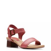 Desirae Coast Wide Width Sandal DUSTY ROSE LEATHER WIDE view