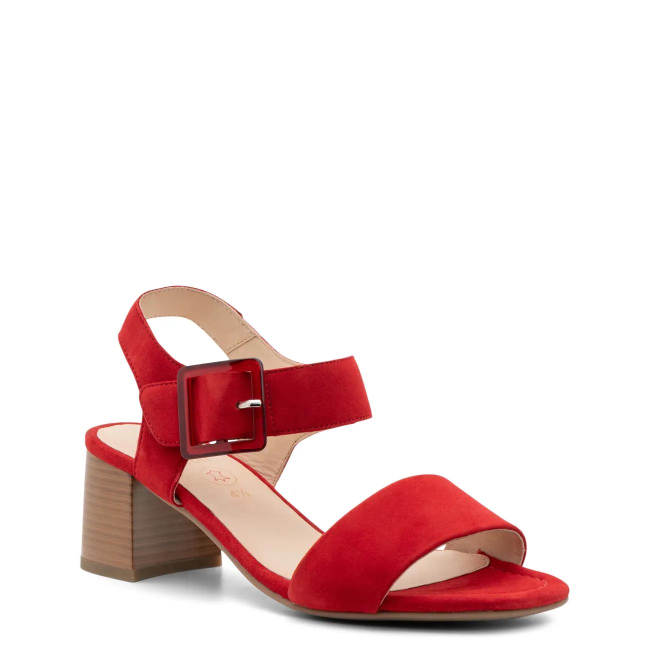 Ara Women's Bethel Wide Width Sandal In Red