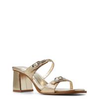 Maymay Heeled Sandal Gold Leather view