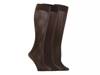 Textured Womens Trouser Socks - 3 Pack Brown view