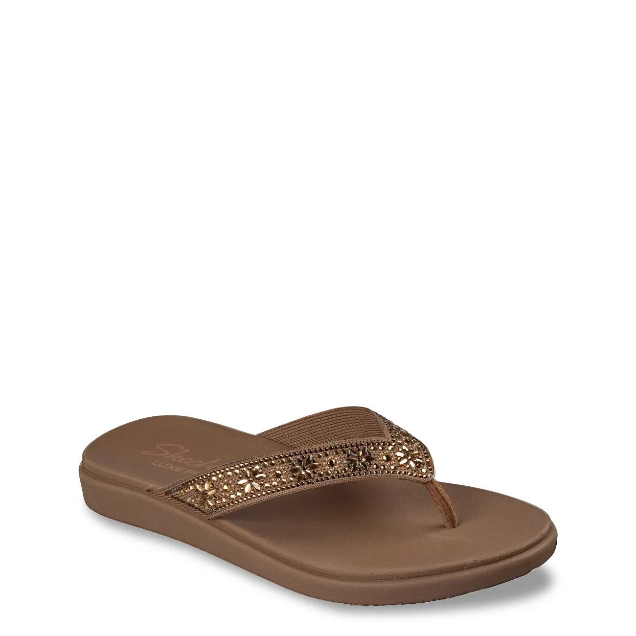 Skechers Womens' Meditation Luxe Flip Flop