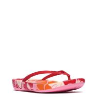 Women's iQuishion Flowerz Flip Flop Sandals REDBERRY MIX view